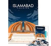 Jigsaw Puzzle for Adults 1000 Pieces Islamabad Pakistan Educational Games Toys Educational Games Great Gifts And Toys A Work of Art (Size 38x26cm)