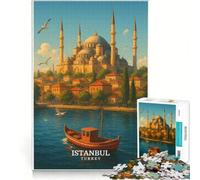 Jigsaw Puzzle for Adults 1000 Pieces Istanbul Turquie, Educational Games, Wall Decoration, Birthday Present,Travel Gifts, 38x52cm