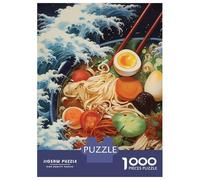 Jigsaw Puzzle for Adults 1000 Pieces Japanese Anime Ramen Jigsaw Puzzle Relax Games Precision Cutting Parent-child Interaction 38x26cm/1000pcs