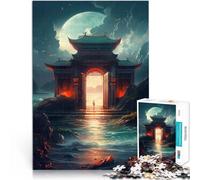 Jigsaw Puzzle for Adults 1000 Pieces japanese door to heaven Mustermontage Einzigartige Geburtstags- und Geschenkideen52x38cm
