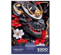 Jigsaw Puzzle for Adults 1000 Pieces Japanese T-rex Dragon Art Jigsaw Puzzle Relax Games Precision Cutting Parent-child Interaction 70x50cm/1000pcs