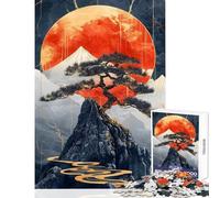 Jigsaw Puzzle for Adults 1000 Pieces Japanese Tree Kintsugi Practical Game Wall Decoration DIY Toys Suitable for Desktop Decoration (38x52cm)