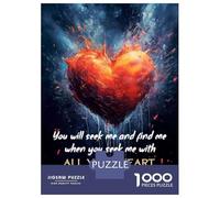 Jigsaw Puzzle for Adults 1000 Pieces Jeremiah Bible Verse Puzzles for Adults Relax Games Pattern Assembly for Is Ideal As A Gift 52x38cm/1000pcs