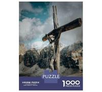 Jigsaw Puzzle for Adults 1000 Pieces Jesus Poster Quotes 4 Jigsaw for Adults Relax Games Hand Speed Race Difficult And Challenge 38x26cm/1000pcs