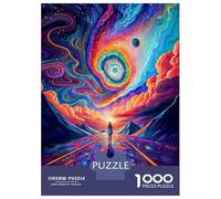 Jigsaw Puzzle for Adults 1000 Pieces Journey Through Cosmos Jigsaw Puzzle Relax Games Precision Cutting Parent-child Interaction 52x38cm/1000pcs