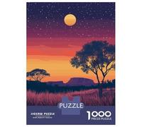 Jigsaw Puzzle for Adults 1000 Pieces Kakadu National Park Sunset Jigsaw Puzzle Brain Teaser Game Stress Reliever Birthday And Unique Gifts 38x26cm/1000pcs