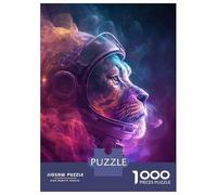 Jigsaw Puzzle for Adults 1000 Pieces Lion Space Fighter Teenager Puzzles Fun Games Staycation Kill Time for Is Ideal As A Gift 52x38cm/1000pcs