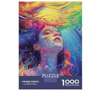 Jigsaw Puzzle for Adults 1000 Pieces Liquid Dreams Jigsaw for Adults Relax Games Hand Speed Race Difficult And Challenge 38x26cm/1000pcs