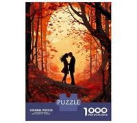 Jigsaw Puzzle for Adults 1000 Pieces Love in Autumn Puzzles for Adults Relax Games Pattern Assembly for Is Ideal As A Gift 52x38cm/1000pcs