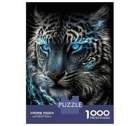Jigsaw Puzzle for Adults 1000 Pieces Magic Frost Tiger Puzzles for Adults Relax Games Pattern Assembly for Is Ideal As A Gift 52x38cm/1000pcs
