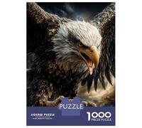 Jigsaw Puzzle for Adults 1000 Pieces Majestic Bald Eagle Portrait Jigsaws for Adults Toy Wall Decor Improve Memory for Is Ideal As A Gift 38x26cm/1000pcs