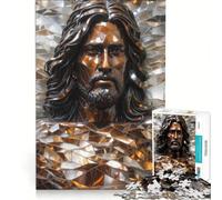 Jigsaw Puzzle for Adults 1000 Pieces Majestic Metallic Messiah Educational Games Perfect Decoration Every Piece Is Unique 38x26cm
