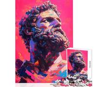 Jigsaw Puzzle for Adults 1000 Pieces Marcus Aurelius Painting Family Games For Family Fun Toy Wall Decor Suitable for Desktop Decoration (50x75cm)