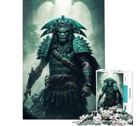 Jigsaw Puzzle for Adults 1000 Pieces Mayan Gladiator Addictive Toys to Cultivate Patience Impossible Game Analysis And Logic Birthday Gifts (Size 38x26cm)