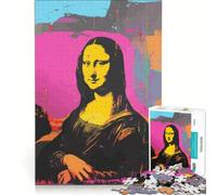 Jigsaw Puzzle for Adults 1000 Pieces Mona Lisa Andy Warhol Art Educational Games Perfect Decoration Every Piece Is Unique 38x26cm