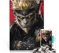 Jigsaw Puzzle for Adults 1000 Pieces Monkey King Sun Wukong Lernspiele DIY Spielzeug Geburtstagsgeschenk, Geschenke, Wandkunst52x38cm
