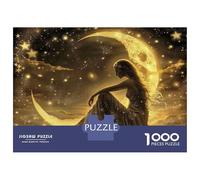 Jigsaw Puzzle for Adults 1000 Pieces Moonlit Fantasy Celestial Dreamscape Puzzle for Adults Fun Games Difficult Hard Birthday And Unique Gifts 70x50cm/1000pcs