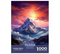 Jigsaw Puzzle for Adults 1000 Pieces Mount Everest Mountain Jigsaw Puzzle Brain Teaser Game Stress Reliever Birthday And Unique Gifts 38x26cm/1000pcs