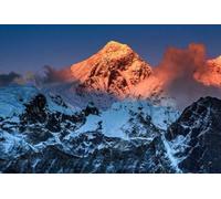 Jigsaw Puzzle for Adults 1000 Pieces Mountains Everest Glossy Poster Chinese Nepal Tibetan Friends Family Teenagers Challenging Puzzle Wall Decor Art 50x75CM(A12)