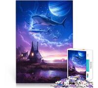 Jigsaw Puzzle for Adults 1000 Pieces Mystical Worlds Made of wood for and 14 years and over for educational game challenge toy Gift for birthdays。size:50x75cm/19.68x29.52inch