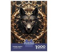 Jigsaw Puzzle for Adults 1000 Pieces Mythical Majesty Wolf Jigsaw Puzzle Brain Teaser Game Stress Reliever Birthday And Unique Gifts 70x50cm/1000pcs