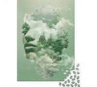 Jigsaw Puzzle for Adults 1000 Pieces Nature's Harmony Forests in Your Mind Puzzles for Adults DIY Toys Perfect Decoration Birthday And Unique Gifts 38x26cm/1000pcs