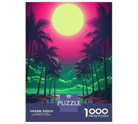 Jigsaw Puzzle for Adults 1000 Pieces Neon Dreamscape Elegance Jigsaw Puzzle Relaxing Games Difficult Challenge Unique Gifts for Birthday And Christmas 70x50cm/1000pcs