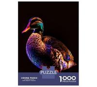 Jigsaw Puzzle for Adults 1000 Pieces Neon Duck Teenager Puzzles Fun Games Staycation Kill Time for Is Ideal As A Gift 38x26cm/1000pcs