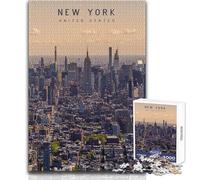 Jigsaw Puzzle for Adults 1000 Pieces New York Beautiful Design Game A Work of Art Gift For Birthdays Size 50x75cm