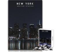 Jigsaw Puzzle for Adults 1000 Pieces New York Beautiful Design Game A Work of Art Gift For Birthdays Size 50x75cm