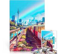 Jigsaw Puzzle for Adults 1000 Pieces Next Stop Tokyo Interessante Stressreduzierung Geburtstagsgeschenk, Geschenke, Wandkunst50x70cm
