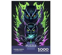 Jigsaw Puzzle for Adults 1000 Pieces Ninja Owl And Apprentice Jigsaws for Adults Toy Wall Decor Improve Memory for Is Ideal As A Gift 70x50cm/1000pcs