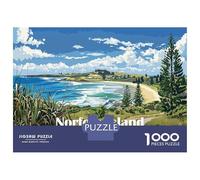 Jigsaw Puzzle for Adults 1000 Pieces, Norfolk Island, Australia Artwork, Creative Leisure Activity, Christmas Puzzle Collection, Premium Thick Cardboard, 70x50cm/1000pcs