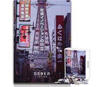 Jigsaw Puzzle for Adults 1000 Pieces Osaka Beautiful Design Game A Work of Art Gift For Birthdays Size 38x26cm