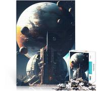 Jigsaw Puzzle for Adults 1000 Pieces Other Worlds v13 Staycation: Zeit totschlagen Künstlersammlung, Bildende Kunst52x38cm