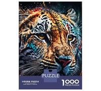 Jigsaw Puzzle for Adults 1000 Pieces Paint Tiger Teenager Puzzles Fun Games Staycation Kill Time for Is Ideal As A Gift 70x50cm/1000pcs