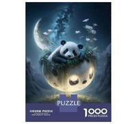 Jigsaw Puzzle for Adults 1000 Pieces Panda Dreams Adult Jigsaw Puzzle Hands-on Game Pattern Assembly Unique Gifts for Birthday And Christmas 52x38cm/1000pcs