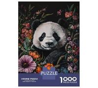 Jigsaw Puzzle for Adults 1000 Pieces Panda in Bloom-5 Puzzles for Adults Relax Games Pattern Assembly for Is Ideal As A Gift 70x50cm/1000pcs