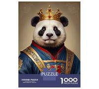 Jigsaw Puzzle for Adults 1000 Pieces Panda Prince Adult Jigsaw Puzzle Relaxing Games Wall Decoration for Is Ideal As A Gift 38x26cm/1000pcs