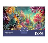Jigsaw Puzzle for Adults 1000 Pieces Parrot Family In Enchanted Orchard, Educational Games Home Decoration Great Gift Adult 70x50cm/1000pcs