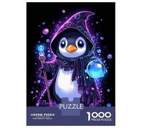 Jigsaw Puzzle for Adults 1000 Pieces Penguin Bubble Wizard Jigsaw Puzzle Brain Teaser Game Stress Reliever Birthday And Unique Gifts 70x50cm/1000pcs