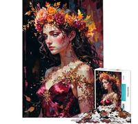 Jigsaw Puzzle for Adults 1000 Pieces Persephone︰ Autumn's Final Whisper Jigsaw Hands-on Game A Work of Art Unique Gifts for Birthday And Christmas (Size 38x52cm)