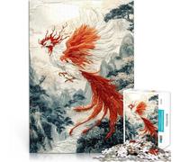 Jigsaw Puzzle for Adults 1000 Pieces Phoenix in Flight Lernspiele Heimdekoration Geburtstagsgeschenk, Geschenke, Wandkunst75x50cm