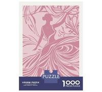 Jigsaw Puzzle for Adults 1000 Pieces Pink Ballet Teenager Puzzles DIY Toys Precision Cutting Difficult And Challenge 52x38cm/1000pcs