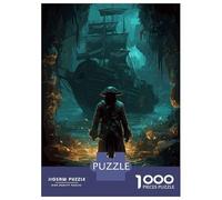 Jigsaw Puzzle for Adults 1000 Pieces Pirates Memoirs Teenager Puzzles Fun Games Staycation Kill Time for Is Ideal As A Gift 52x38cm/1000pcs