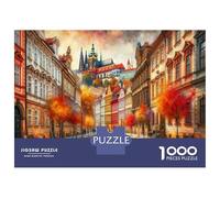 Jigsaw Puzzle for Adults 1000 Pieces Prague Castle Panorama Jigsaw Puzzle Relaxing Games Wall Decoration Difficult And Challenge 38x26cm/1000pcs