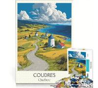 Jigsaw Puzzle for Adults 1000 Pieces Quebec Travel, Relaxing Games, Birthday Present, Christmas Birthday Gifts 50x75cm