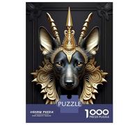 Jigsaw Puzzle for Adults 1000 Pieces Queen Dog Golden Art Deco Jigsaws for Adults Toy Wall Decor Improve Memory for Is Ideal As A Gift 38x26cm/1000pcs