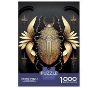 Jigsaw Puzzle for Adults 1000 Pieces Queen Golden Black Beetle Jigsaws for Adults Toy Wall Decor Improve Memory for Is Ideal As A Gift 70x50cm/1000pcs