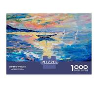 Jigsaw Puzzle for Adults 1000 Pieces Quiet Sea Jigsaw Puzzle Brain Teaser Game Stress Reliever Birthday And Unique Gifts 38x26cm/1000pcs